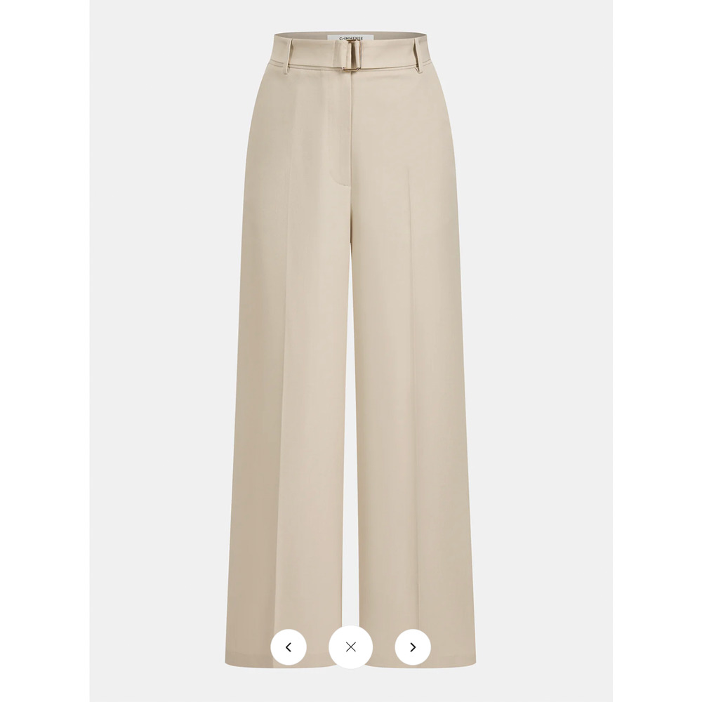 Copied - NWT Commense Sleeveless Ruched Top & Wide-Leg Pants Set Sz L - Picture 6 of 8